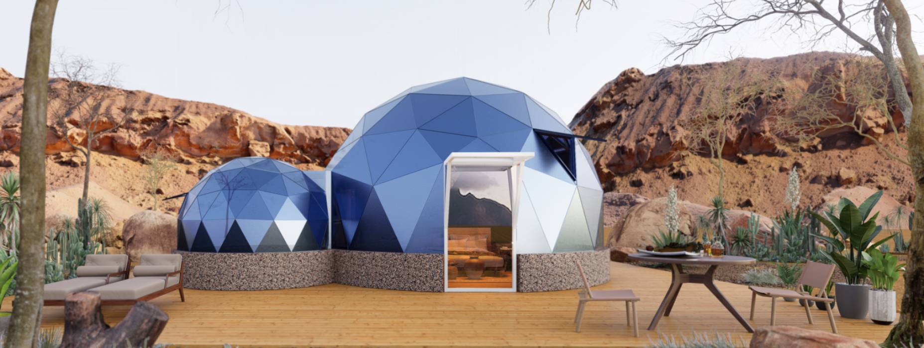 马村区球形智能光伏玻璃星空房